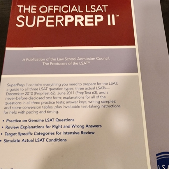 LSAT Super Prep Books (1 and 2) - Picture 2 of 2